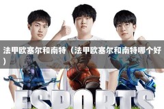 法甲欧塞尔和南特（法甲欧塞尔和南特哪个好）