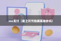 mo支付（魔之符咒隐藏英雄密码）