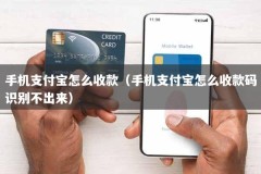 手机支付宝怎么收款（手机支付宝怎么收款码识别不出来）